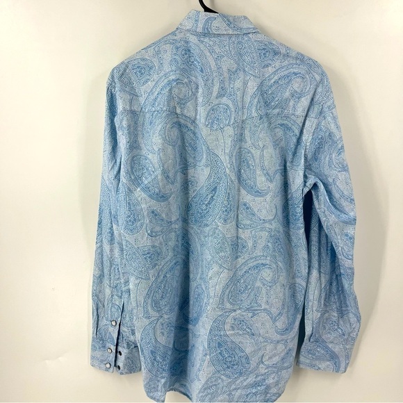 Larry Mahan Cowboy Collection Longsleeve Button Down Shirt - Picture 2 of 7